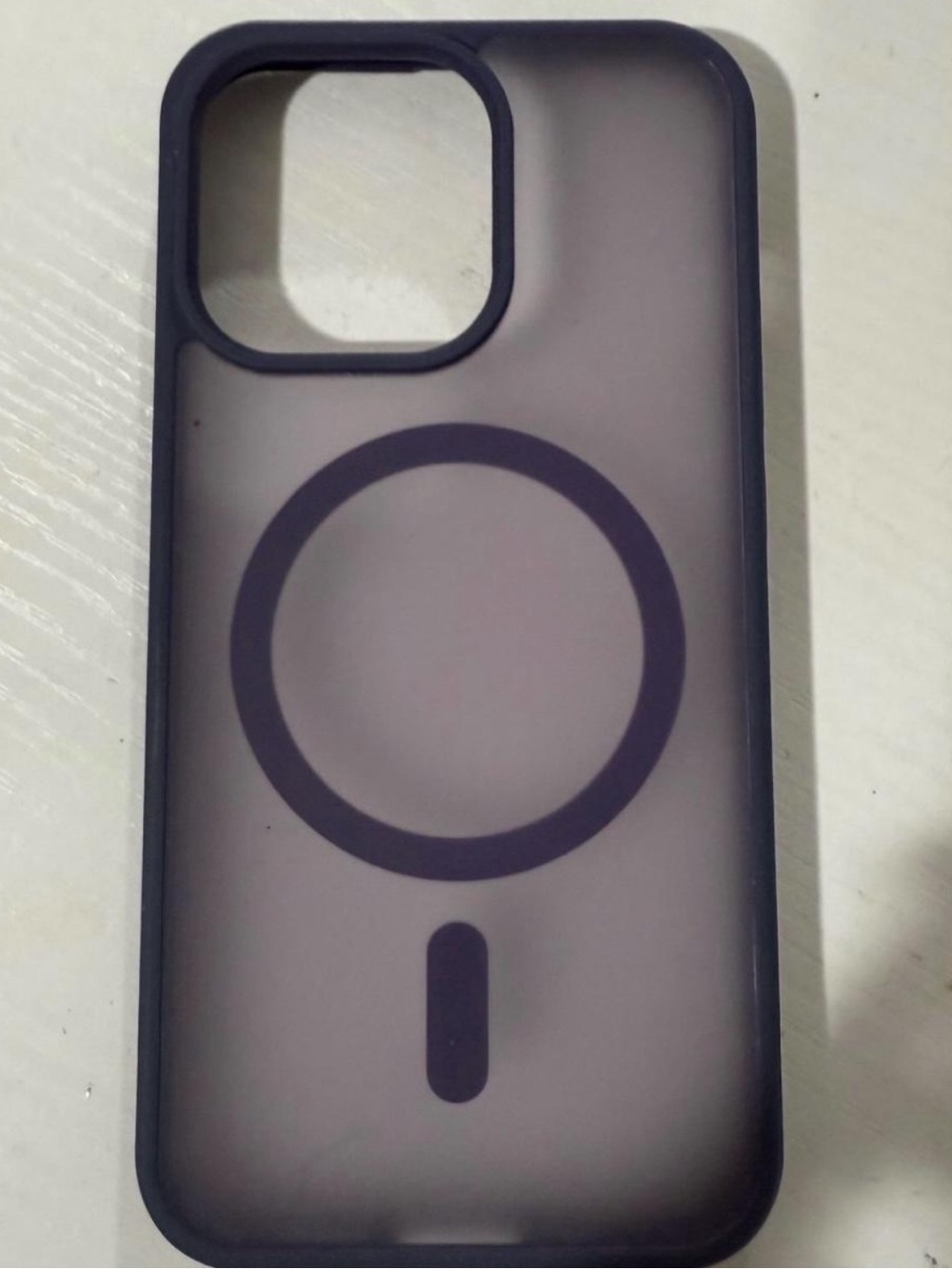 Slim MagSafe-Compatible Purple iPhone Case with Matte Finish